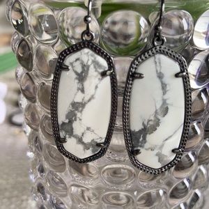 Kendra Scott Howlite Elle earrings